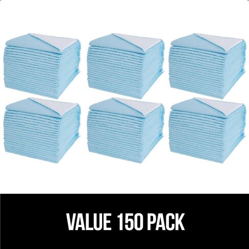 وسادات غوريلا جارد للاستعمال مرة واحدة، عدد 100 مقاس 22 × 22 بوصة، وسادات تبول مكونة من 5 طبقات للكلاب، وسادة تغيير الحفاضات الماصة، مستلزمات تدريب نونية الكلاب، مستلزمات الحيوانات الأليفة سريعة الجفاف للجراء in Kuwait