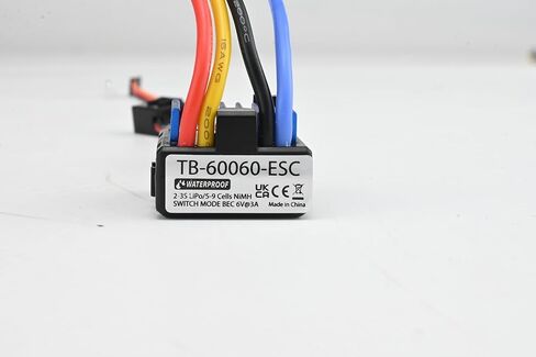 FullfunRC Waterproof Brushed ESC with Dirtproof Switch for 1/10 Traxxas HPI Redcat Tamiya RC Truck, Buggy, Short Course Truck and Rock Crawler in Saudi Arabia