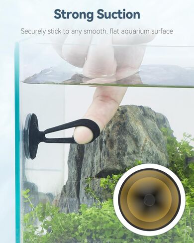 Pawfly 6 Pcs Fish Tank Tube Light Suction Cups Aquarium Suction Cups for 1" to 1.5" Wide Aquarium Tube Light Holders Suckers with 1 Inch Elastic Rubber Ring (Not for Airline Tubing) in Kuwait
