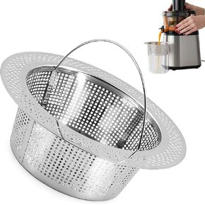 Juice Strainer for Nama J2 Cold Press Juicer, 304 Stainless Pulp Strainer for Juicing, Fine Pulp Filter Secondary Fine Filter Accessories, Hands-Free and Easy to Clean in Kuwait
