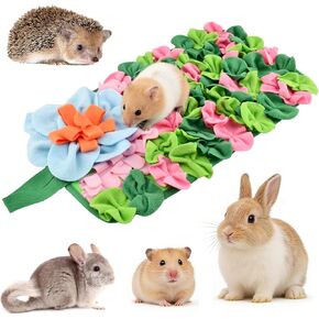 Rabbit Foraging Mat Bunny Foraging Mat, Hedgehogs Accessories Pet Feeding Pad, Interactive Feeding Pad for Guinea Pig, Hamster, Chinchilla Small Animals ﻿ in Kuwait