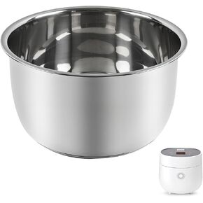 وعاء داخلي بديل لطباخ الأرز سعة 6 أكواب متوافق فقط مع CUCKOO CR-0675FW - وعاء داخلي من الفولاذ المقاوم للصدأ 304 مع قاعدة متعددة الطبقات، وأواني متينة للطهي المتعدد، سهل التنظيف وآمن للاستخدام في غسالة الأطباق in Kuwait