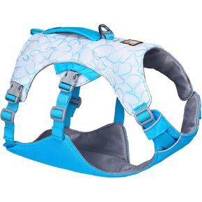 Ruffwear، حزام تبريد المستنقع للكلاب، خفيف الوزن مع تبريد تبخيري للطقس الحار، أزرق حيوي، كبير/كبير جدًا in Kuwait