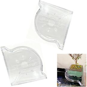 2 Pcs Fish Tank Corner Storage, Corner Organizer for Fish Tank, Triangle Aquarium Corner Shelf for Aquatic Plants, Storage and Decoration in Saudi Arabia