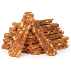MON2SUN Soft Duck Jerky for Dogs, Duck & Egg Yolk Recipe, Easy-Tear Training Treats for Dogs, No Artificial Colors, 21.2 oz in Kuwait