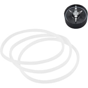 3/6PCS Gasket Rubber Seal Hoop, Flexible Blender Replacement O Ring Replacement for Juicer Blender Bullet Flat Cross Blade Kitchen Spare Parts for Bullet Mixer (6PCS) in Kuwait