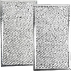 2PCS Microwave Grease Filters Compatible with KitchenAid KMHC319ESS0 KMHC319ESS06 KMHC319ESS1 KMHC319ESS2 KMHC319ESS3 KMHC319ESS4 KMHC319ESS5 KMHC319EWH0 in Kuwait