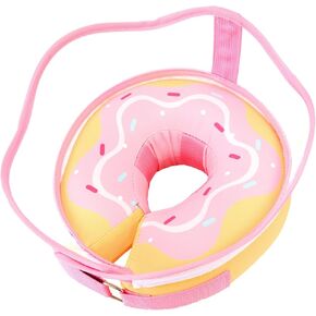 Inflatable Dog Donut Collar with Removable Clear Protective Shield, Soft Pet Recovery E-Collar for Dogs After Surgery, Adjustable Dogs Cone Collar to Prevent Licking Biting Scratching (Pink, X-Large) in Saudi Arabia