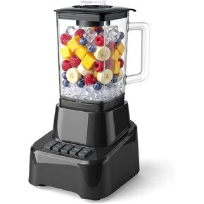 NEWBULIG 6.8 Cup Professional Blender for Smoothies, Full-Size Kitchen Blender with 850 Peak Watts & 54oz Large Glass Pitcher, 4 Speeds with Pulse for Ice Crushing Frozen Fruits, Dishwasher Safe in Kuwait