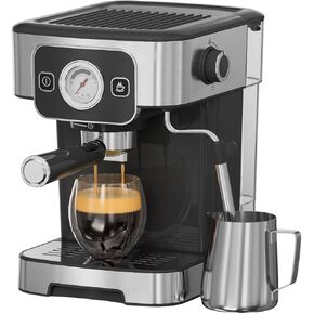 Espresso Machine 15-Bar Pump & Temperature Control - 1200W Barista Coffee Maker Kit for Espresso, Latte, Cappuccino in Saudi Arabia