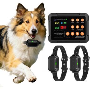 3-in-1 Radar Wireless Dog Fence System for 3 Dogs, Dog Training Collar with Fence & Forbidden Zone Modes, No GPS Indoor Outdoor Dog Containment, IPX7 Waterproof (2 Collars) in Kuwait
