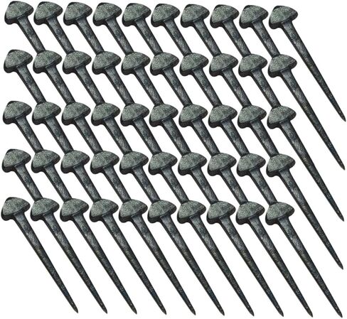 TOYANDONA 50pcs Horseshoe Nails Compact Small Hoof Nails Sturdy Iron Replaceable Hoof for Horse Farrier Supplies Equestrian Horse Equipment in Kuwait