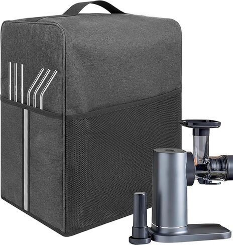 Juicer Cover, Waterproof and Dustproof Protective Cover Compatible with Ninja JC151 and Ninja NeverClog Cold Press Juicer, 12.6 "L x 7.9 "W x 15.7 "H - Dark grey in Kuwait