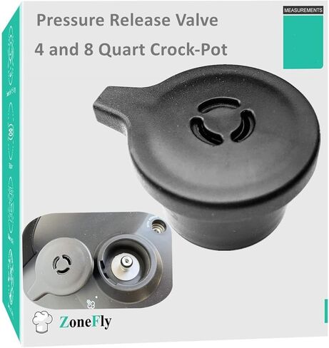 Release Valve (Pressure Release Valve) Works With Selected (Not all) 4 and 8 Quart Crock-Pot Express Crock Multicookers. Will Not Fit 6 & 10 Qt Models in Kuwait