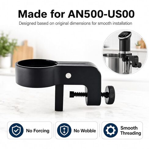 Replacement Screws(2 Pcs) and End Caps (2 Pcs) Maintenance Kit, Compatible with Anova AN500-US00 Sous Vide Precision Cooker 2.0 Clamps, Easy-to-Install in Kuwait