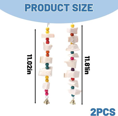 CZFSWT 2Pcs Cuttlebone for Birds, Cuddle Bones for Birds, Cuttlebone for Birds Parakeets Suitable for Beak Trimming and Health Maintenance in Kuwait