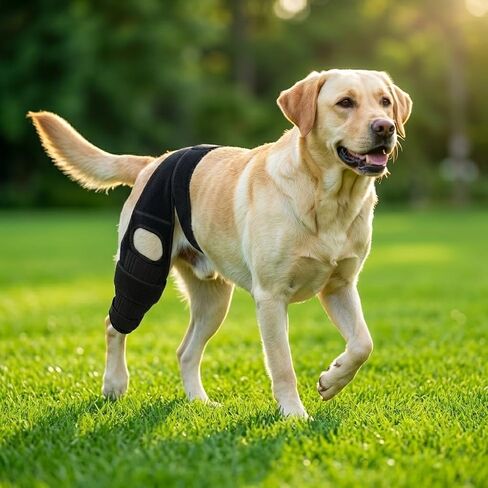 Dog Leg Braces for Back Leg- Dog ACL Brace for Torn and Back Hind Rear Legs ACL Tear, Dog Leg Brace for Hip Dysplasia, Dog Arthritis, Luxating Patella(Size L) in Saudi Arabia
