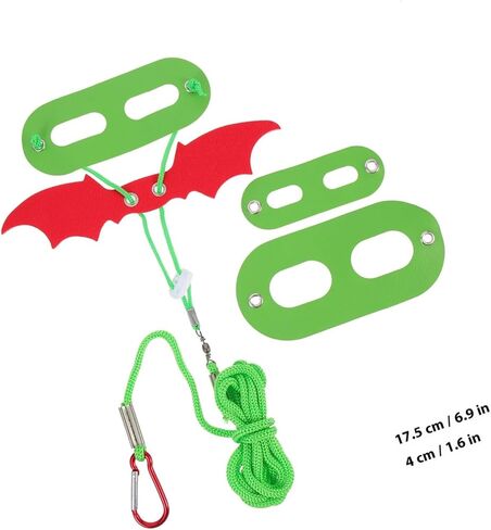 Cabilock Festive Edition Gecko Harness Leash Set with Decorative Wings, Outdoor Reptile Traction Rope for Lizards and Geckos, Holiday Lizard Harness Leash for Safe Walking and Travel in Kuwait
