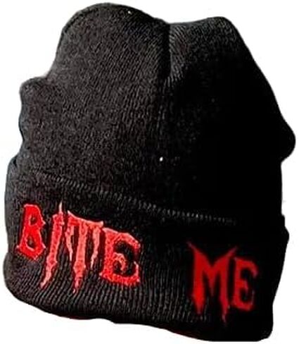 VampireFreaks Bite Me Beanie باللون الأسود in Saudi Arabia