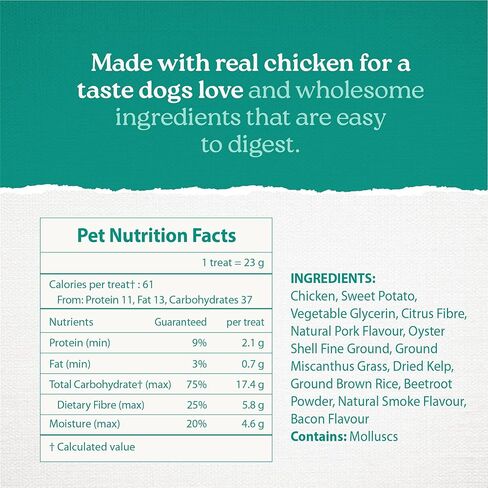 Plaque Busters Dental Sticks Triple Action Chicken and Bacon Flavour, 8.2 oz, Dog Treat in Kuwait