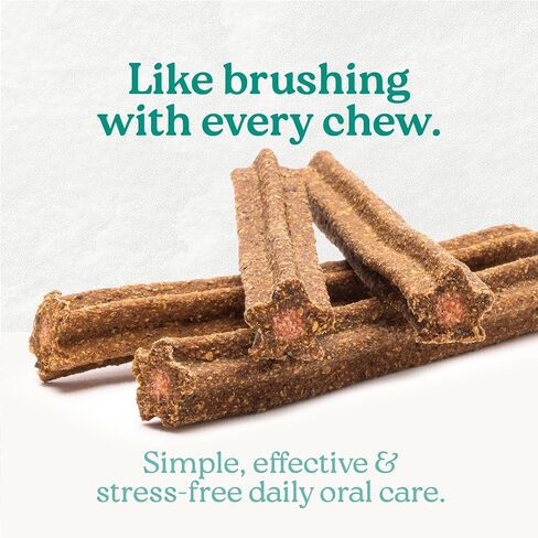 Plaque Busters Dental Sticks Triple Action Chicken and Bacon Flavour, 8.2 oz, Dog Treat in Kuwait