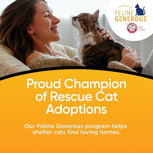 ARM & Hammer Plant Power Lightweight Plant-Based Clumping Cat Litter for Multi-Cat Homes, 14-Day Odor Control, Highly Absorbent Natural Grain Formula, Unscented 15 Lbs in Kuwait