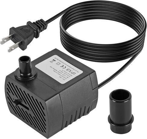 2PCS 95GPH 5W 350L / H مضخة غاطسة صغيرة، مضخة نافورة صغيرة للبركة، أحواض السمك، خزان الأسماك، نافورة الطاولة، نافورة الحيوانات الأليفة، نافورة داخلية أو خارجية in Kuwait