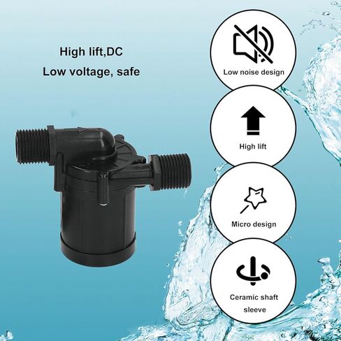 DC24V 30W Pump Brushless, Pump Motor Water Pressure Pump 12m Portable Garden Aquarium Pump ABS Pump Shell in Kuwait