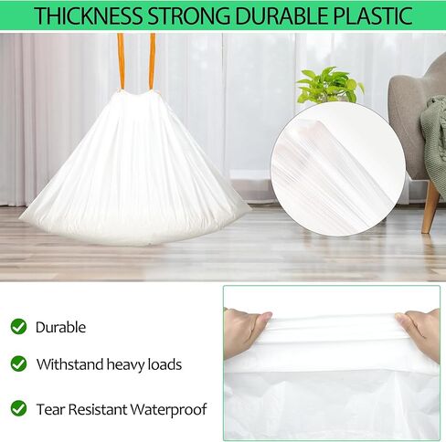 40 Count 18" x 12.6" Cat Litter Box Liners, Replaced Trash Bags Fit for Cat Litter Box MW-SC01/MW-SC02/MW-LR01, Drawstring Waste Drawer Liners for Automatic Litter Box in Saudi Arabia
