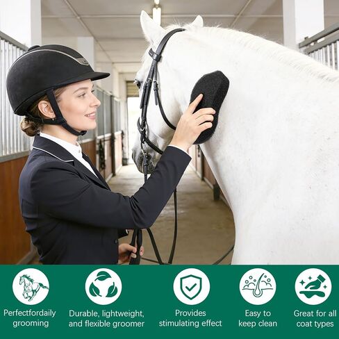 Horse Grooming Shower Sponge for Cleaning and Massage,Reusable Versatility Brush Scrubber Tool for Body Hair,1 Pack in Kuwait