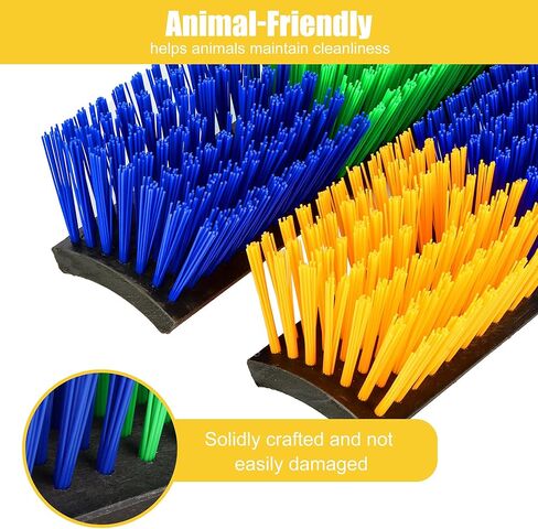 Livestock Scratch Brush, 2-Pack for Horse Grooming, Help Stay Comfortable on The Back of Livestock Cattle Scratch for Goat, Cow, Sheep, Pig and Other Animals in Kuwait