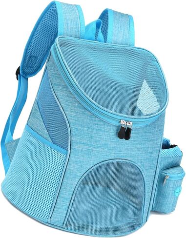 Dog Backpack, Breathable Polyester Ventilated Dog Backpack with Snack Pocket for Walking in Kuwait