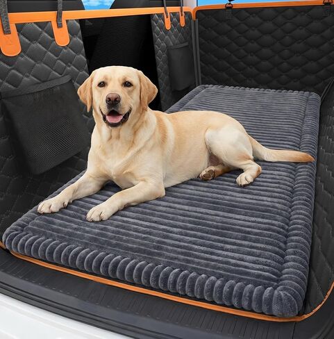 Dog Bed for Car Back Seat Non-Slip, Backseat Dog Bed Mat for Backseat Extenders, Pet Car Blanket Seat Cover for SUVs Trucks Sedans, Soft Machine Washable Travel Dog Bed (51" x 23.5") in Kuwait