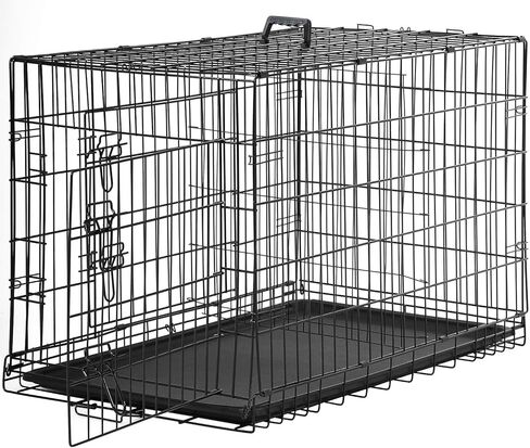 BestPet جديد القط الكلب قفص بيت الكلب للطي قفص سلك معدني مع مقسم (48 ") in Kuwait