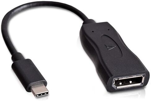 V7 USB-C (m) to Displayport (f) Adapter - Black - V7UCDP-BLK-1N in Saudi Arabia