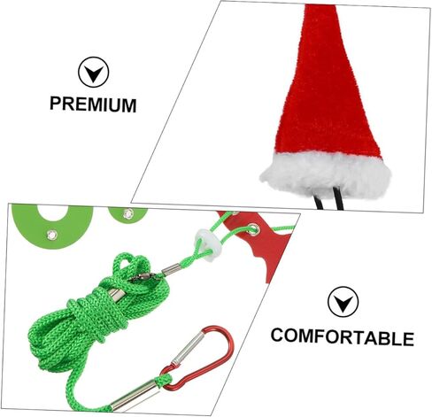 BESPORTBLE Leash and Harness Set with Wing Design, Includes Hat, Scarf, and Traction Rope, Outdoor Reptile Pet Supply for Small Lizards and Bearded Dragons in Kuwait