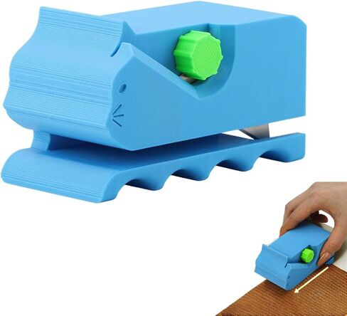 moniko Cardboard Cutter for Cat Scratchers with Blades, 3D Printed Cardboard Strip Cutter Tool for DIY Cat Scratcher Pads, Heavy Duty Cardboard Shredder for Recycled Boxes, Craft Tool for Cat Lovers in Kuwait