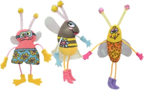 لعبة Buzzed Plush Bugs Cat مقاس 5 بوصات (متنوعة) عبوة من قطعة واحدة in Kuwait