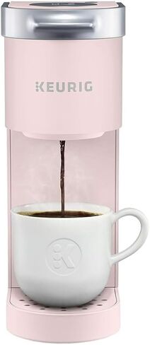 Keurig K-Mini Single Serve Coffee Maker with 6-12Oz Cup Sizes, Quick Brewing, and Removable Drip Tray (Dusty Rose, Renewed) in Kuwait