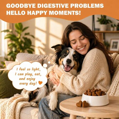 Pancreatic Enzymes for Dogs – 10X Pancreatin Digestive Enzyme Chews for EPI Support, Supports Digestive Stress, Pancreatic Issues & Healthy Weight Management – 150 Chews in Kuwait