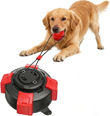 لعبة Tug of War للكلاب، لعبة كرة تفاعلية على شكل حبل للكلاب، كوب شفط قوي من الدرجة الصناعية، مقاومة للعض، مناسبة للاستخدام الداخلي والخارجي، مناسبة للكلاب والسلالات in Kuwait