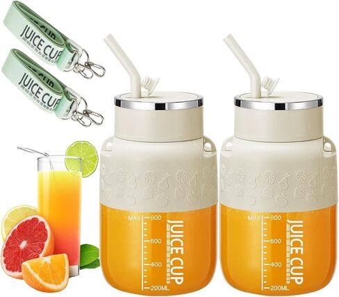 800 - Portable Blender for Shakes And Smoothies with 28oz Cup, Lid, Straw and Shoulder Strap, Type-C USB Rechargeable, Personal Size Blenders Bpa-Free for Gym/Travel/Kitchen (1pc Green) in Kuwait