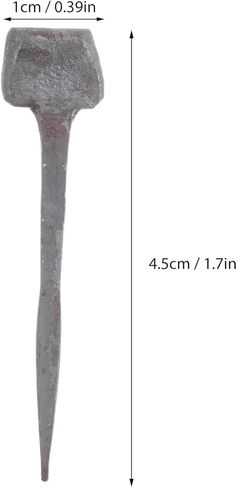 Milisten 20pcs Iron Horseshoe Nails Hoof Maintenance Tools 4cm Metal Hoof Accessories for Horse Shoeing and Farrier Care in Equestrian Sports in Kuwait