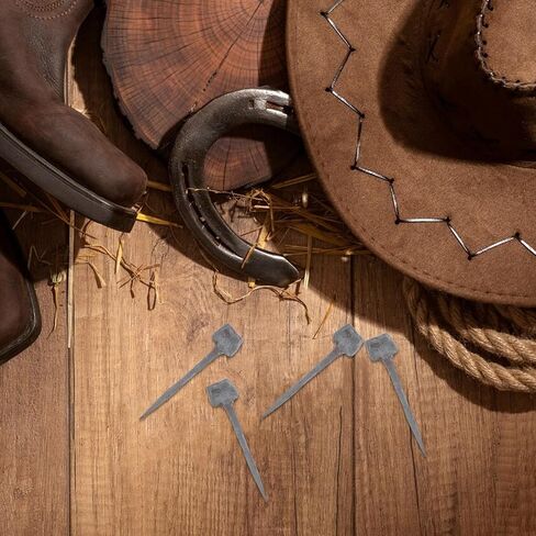 STOBAZA 20pcs Horseshoe Nails Iron Hoof Maintenance Nails 4cm Metal Horseshoe Tools for Farrier Horse Hoof Repair Agricultural and Equestrian Use in Kuwait