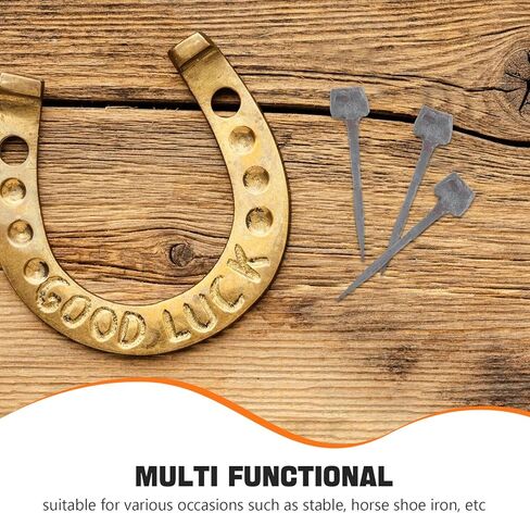 Abaodam 20pcs Horseshoe Nails Iron Hoof Tools 4cm Sturdy Hoof Maintenance Accessories for Horse Care and Equestrian Sports in Kuwait