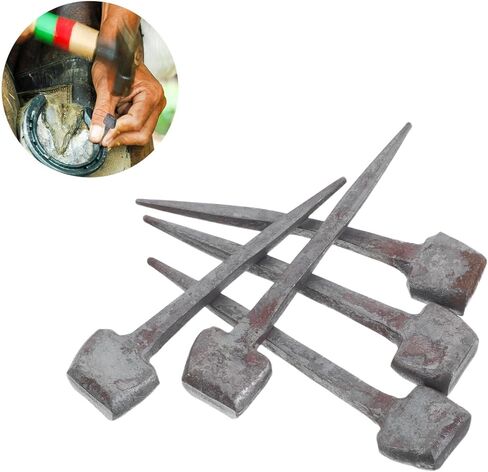 Abaodam 20pcs Horseshoe Nails Iron Hoof Tools 4cm Sturdy Hoof Maintenance Accessories for Horse Care and Equestrian Sports in Kuwait