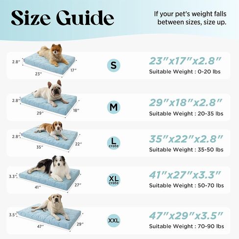 LE SURE Cooling Dog Bed Medium Size Dog, Q-Max>0.5 Cooling Mat with Removable Washable Cover, Breathable Orthopedic Egg Crate Foam Summer Pad for Active/Long-Haired/Senior Pets/Cats/Puppy, 29x18 Inch in Saudi Arabia