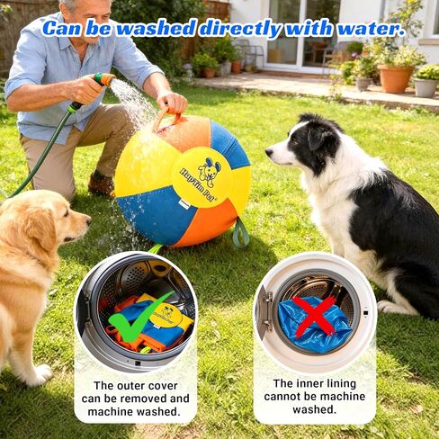 Hap Tim Herding Ball for Dogs 25 Inch Interactive Large Dog Ball with Handles Durable Outdoor Training Dog Toy for Medium to Large Dogs Corgis Australian Shepherd Cattle Dog Border Collie & Horses in Kuwait