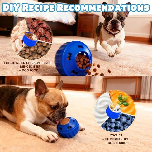 6 Value Pack Enrichment Toys for Dogs Lick Mat, Frozen Bone Power Chew & Frozen Dog Puzzle Toy, Treat Dispensing Slow Feeder Dog Enrichment Toys to Keep Them Busy for Stimulating & Cognitive Toys in Saudi Arabia