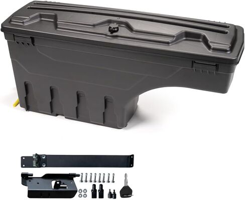 PIT66 Lockable Truck Bed Storage Toolbox, Compatible With Toyota Tundra 2007-2021, Rear Box, Drawer Left Driver Side in Saudi Arabia